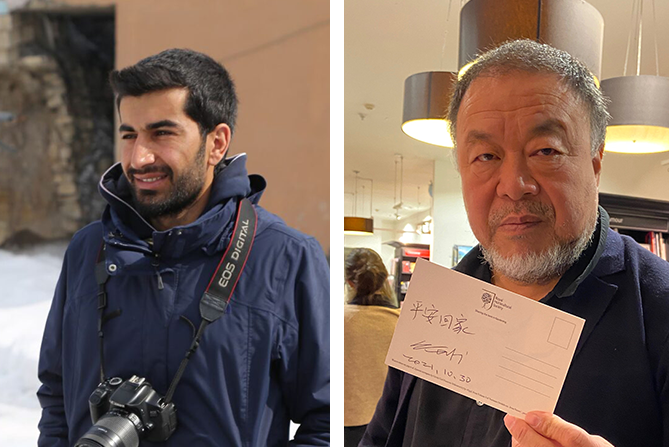 Something Shadowless, Like You: Nedim Türfent Writes Back to Ai Weiwei from Prison